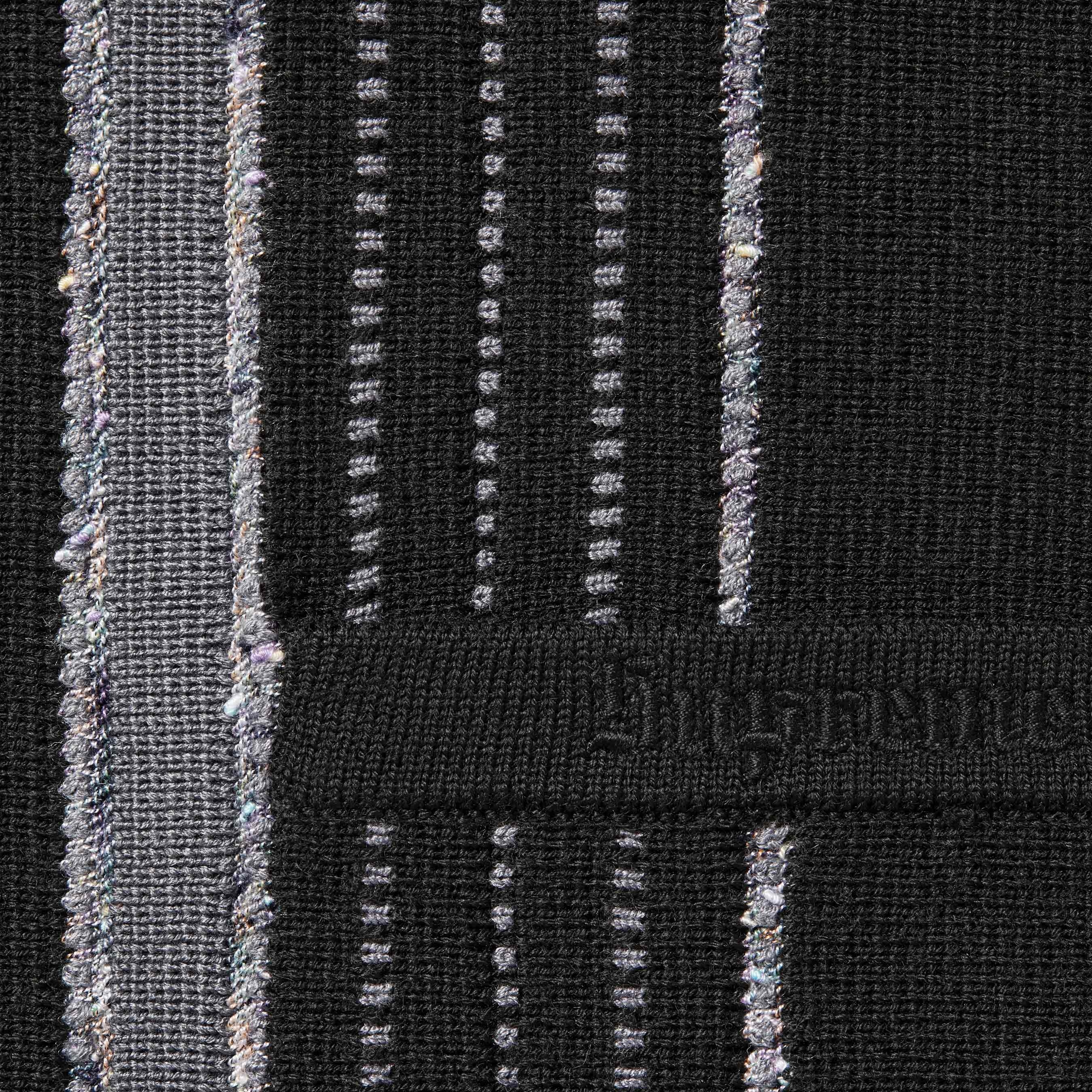 Speckle Stripe Zip Up Cardigan view 9